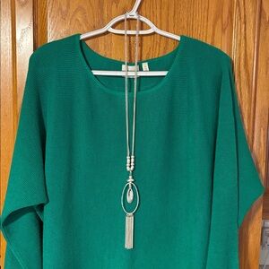 Chic Silver Tassel Necklace